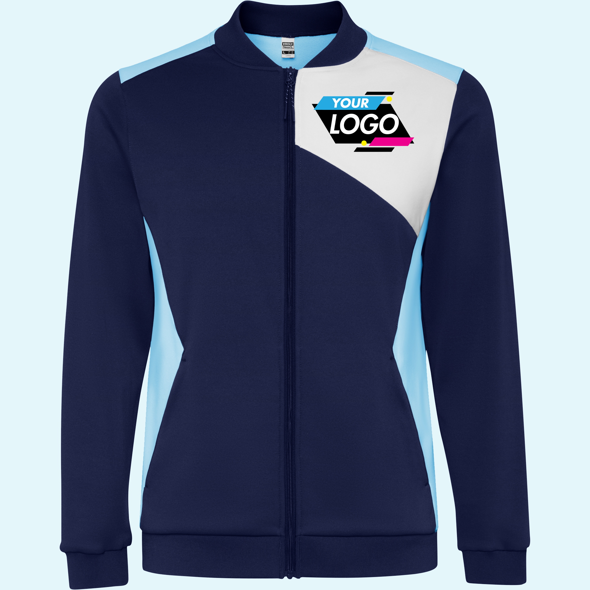 Sports Jacket With Brushed Front Zip