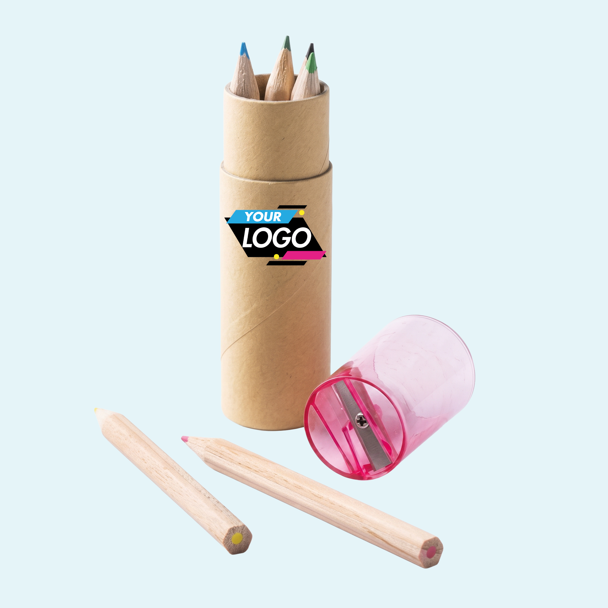 Pencil Set With Sharpener