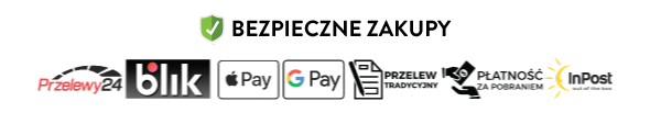 Przelewy24, BLIK, Apple Pay, Google Pay, bank transfer, cash on delivery, InPost